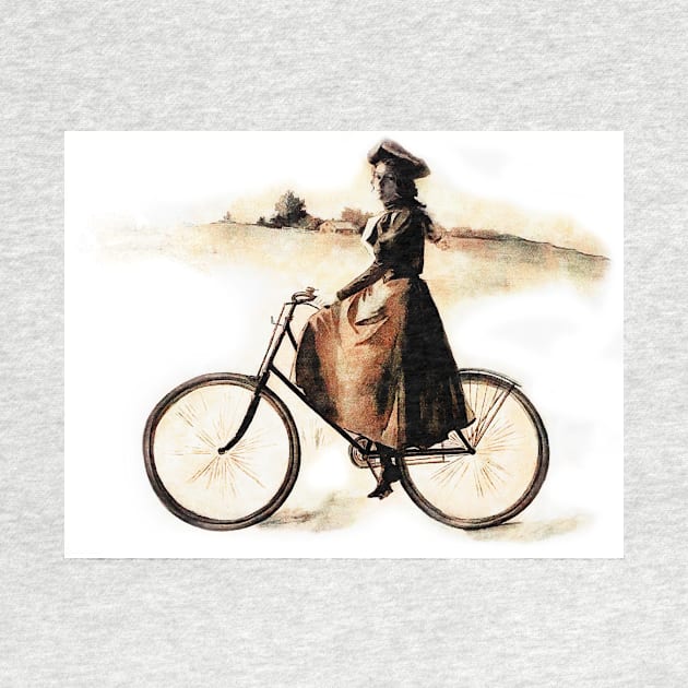 The Lady on the Bike (1890's) by PictureNZ